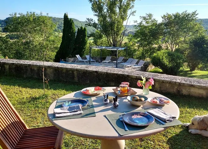 Manoir Le Moulinal47 - Vue Panoramique 招待所